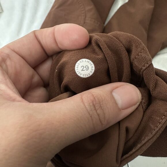 Lululemon Light Utilitech Cargo Pocket High Rise Pants Java Brown Womens Size 29 - Picture 9 of 9